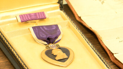 The medal was returned as a result of Operation Purple Heart, an unprecedented mission to return Purple Heart medals to their rightful owners.
