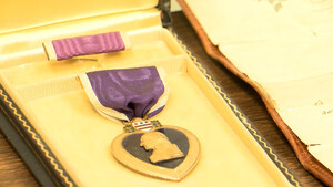 Illinois Treasurer Michael Frerichs Returns Purple Heart Medal to Family of Pearl Harbor Veteran