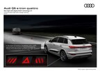 Audi Q6 e-tron communication light with a danger warning. Copyright: Audi AG.