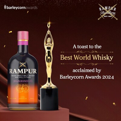A toast to the Best World Whisky acclaimed by Barleycorn Awards 2024