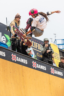 Monster Energy's Arisa Trew Wins Double Gold in Women's Skateboard Vert and Women's Skateboard Park at X Games Ventura 2024