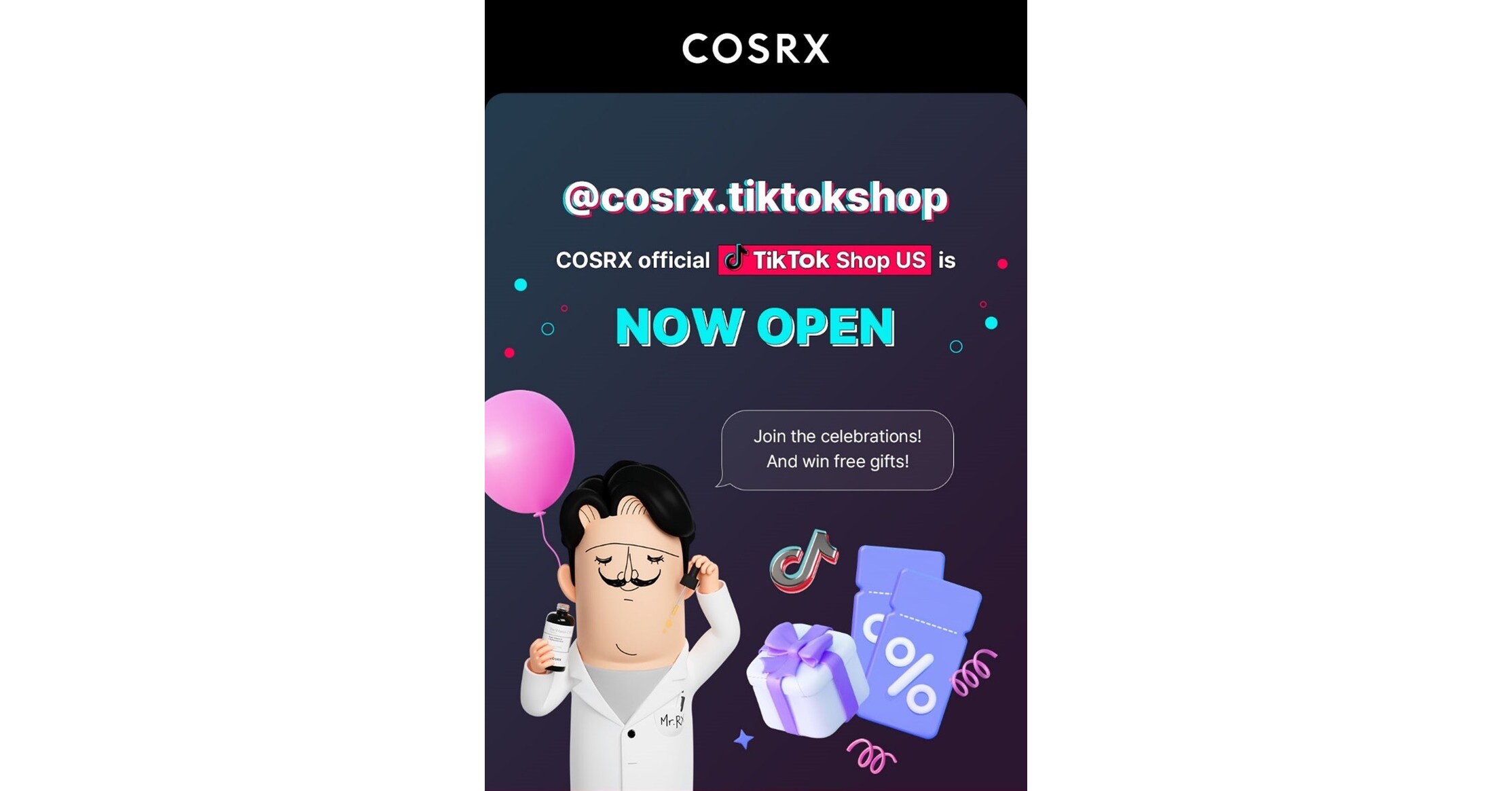 COSRX Launches US TikTok Shop, Inviting Fans to Join the COSRX Affiliate Program
