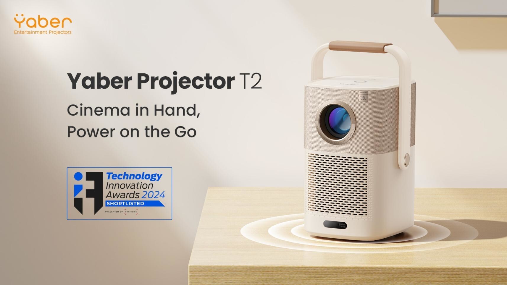 Yaber Projector T2 Shortlisted for the Future's Innovation Awards 2024