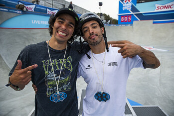 Monster Energy's Kevin Peraza Wins Silver and Jose Torres Takes Bronze in BMX Park at X Games Ventura 2024
