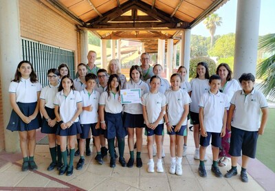 Students from El Limonar International School Murcia in Spain were among the winners of Cognita’s Student Challenge 2024. (PRNewsfoto/Cognita)