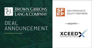 BGL Announces the Formation of Xceed Foodservice Group by San Francisco Equity Partners