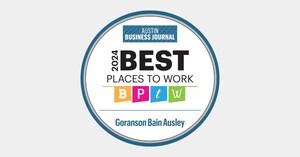 Goranson Bain Ausley Named Among 2024 Best Places to Work in Austin
