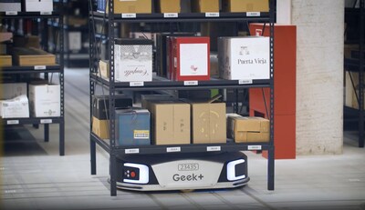 Geekplus and Korber brought warehouse automation to Hawesko Group.