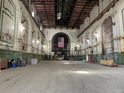 The interior of the former Boston Edison coal-fired power plant