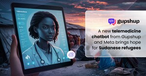 Gupshup and Meta along with Sudan Medical Specialization Board and Shabaka launch Telemedicine Chatbot for Sudanese Refugees