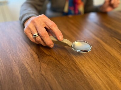 SPN1 was designed to look and feel like a normal piece of cutlery, not a medical device.