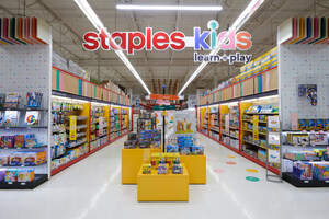 Just in time for summer: Staples Kids Learn + Play available now in more than 100 stores and nationally online