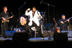 Chris MacDonald Memories of Elvis 1950's look stage shot