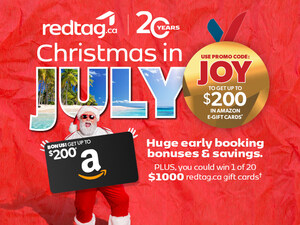redtag.ca Celebrates its 20th Anniversary with Biggest Christmas In July Yet