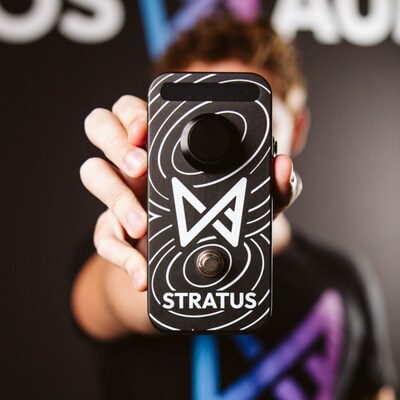 Chaos Audio's compact but powerful Stratus pedal (Image credit: Chaos Audio)
