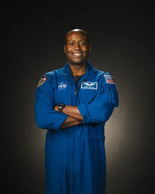 NASA astronaut Andre Douglas poses for a portrait at NASA’s Johnson Space Center in Houston. Credits: NASA/Josh Valcarcel