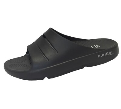 Experience the comfort and support of the Crest Slide Sandal from Island Surf Company, part of the FOM Orthopedic Collection.