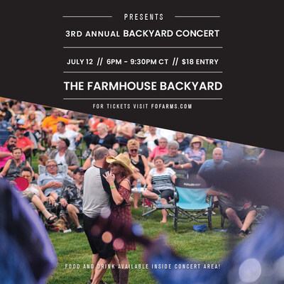 Backyard concert at Fair Oaks Farms featuring Jimmy Buffett tribute band Gone 2 Paradise.