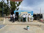 Texas Solidarity Mission Team Paints Donated Bomb Shelter