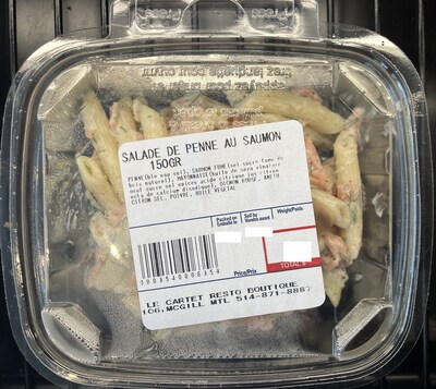 Salade de penne au saumon (Groupe CNW/Ministère de l'Agriculture, des Pêcheries et de l'Alimentation)