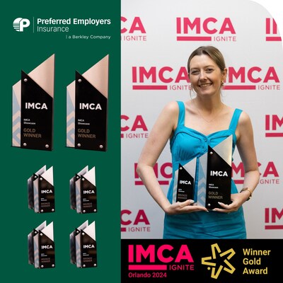 Preferred Employers Insurance, a Berkley Company Awarded Six IMCA Showcase Awards by the Industry’s Leading Marketing Association