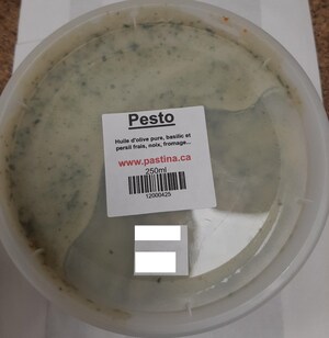 Avis de ne pas consommer divers pestos préparés et vendus par l'entreprise Pastina