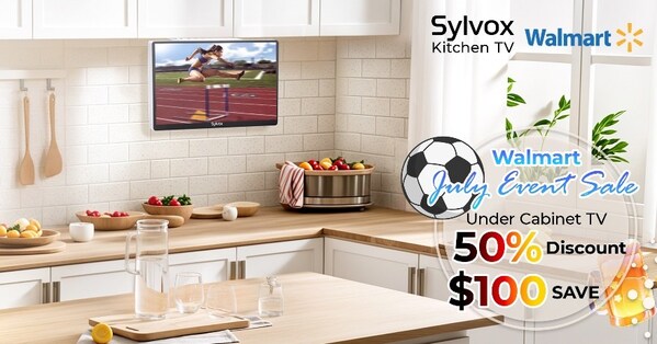 Sylvox Under Cabinet TV