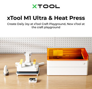 xTool lance le M1 Ultra et la Presse à chaud : la solution optimale pour tous les créateurs