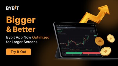 Market Data at Your Fingertips: Bybit Introduces Extra Large App Screen and iPhone Lock Screen Widget (PRNewsfoto/Bybit)