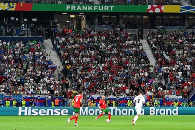 novo slogan da Hisense na UEFA EURO 2024™ (PRNewsfoto/Hisense)