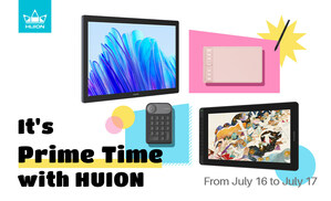 Prévia exclusiva da promoção Prime Day da Huion em 2024