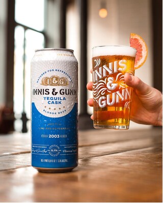 Innis & Gunn announces the launch of Tequila Cask Blonde, its latest seasonal release. (CNW Group/Innis & Gunn)