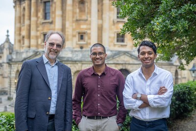 Granza Bio Founders - Prof. Michael Dustin (left), Dr. Ashwin Jainarayanan (middle) and Dr Ashwin Nandakumar (right)