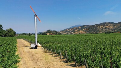 Fisher Vineyards Propane-Powered Frost Prevention Fan