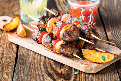 Peppery Beef Kebabs (Photo courtesy of Shutterstock)