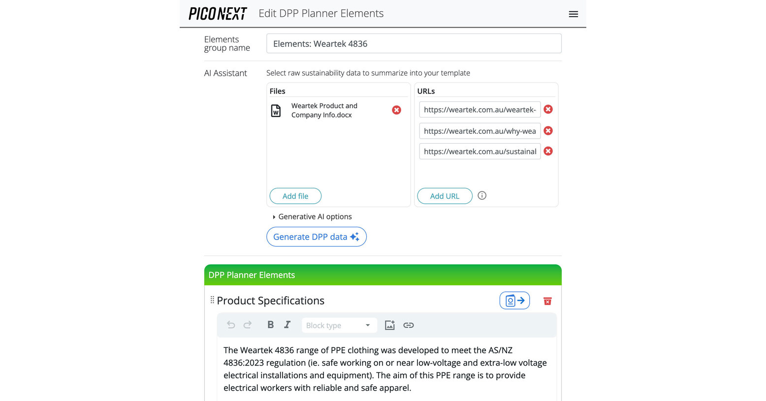 Piconext Accelerates Digital Product Passport Creation With Industry First Generative Ai Assistant