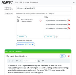 PicoNext Accelerates Digital Product Passport Creation with Industry-First Generative AI Assistant