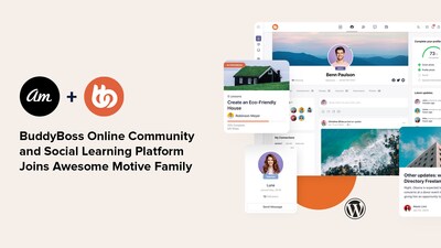 BuddyBoss Online Community and Social Learning Platform Joins Awesome Motive