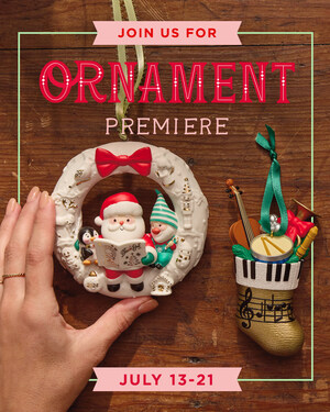 Hallmark Gets Into the Holiday Spirit Early with Keepsake Ornament Premiere, July 13-21