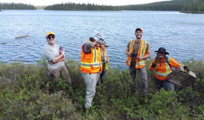 Figure 7 – Archaeological Team at Case Lake (CNW Group/Power Metals Corp.)