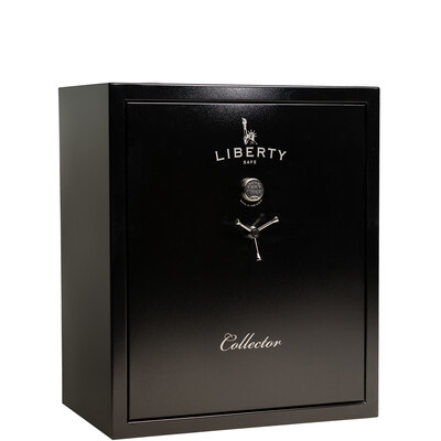 The Collector, by Liberty Safe, is an extra large gun safe with storage for up to 72 long guns.
