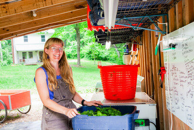 Kat Johnson sought the advice of a SCORE mentor when starting her farm in Virginia.