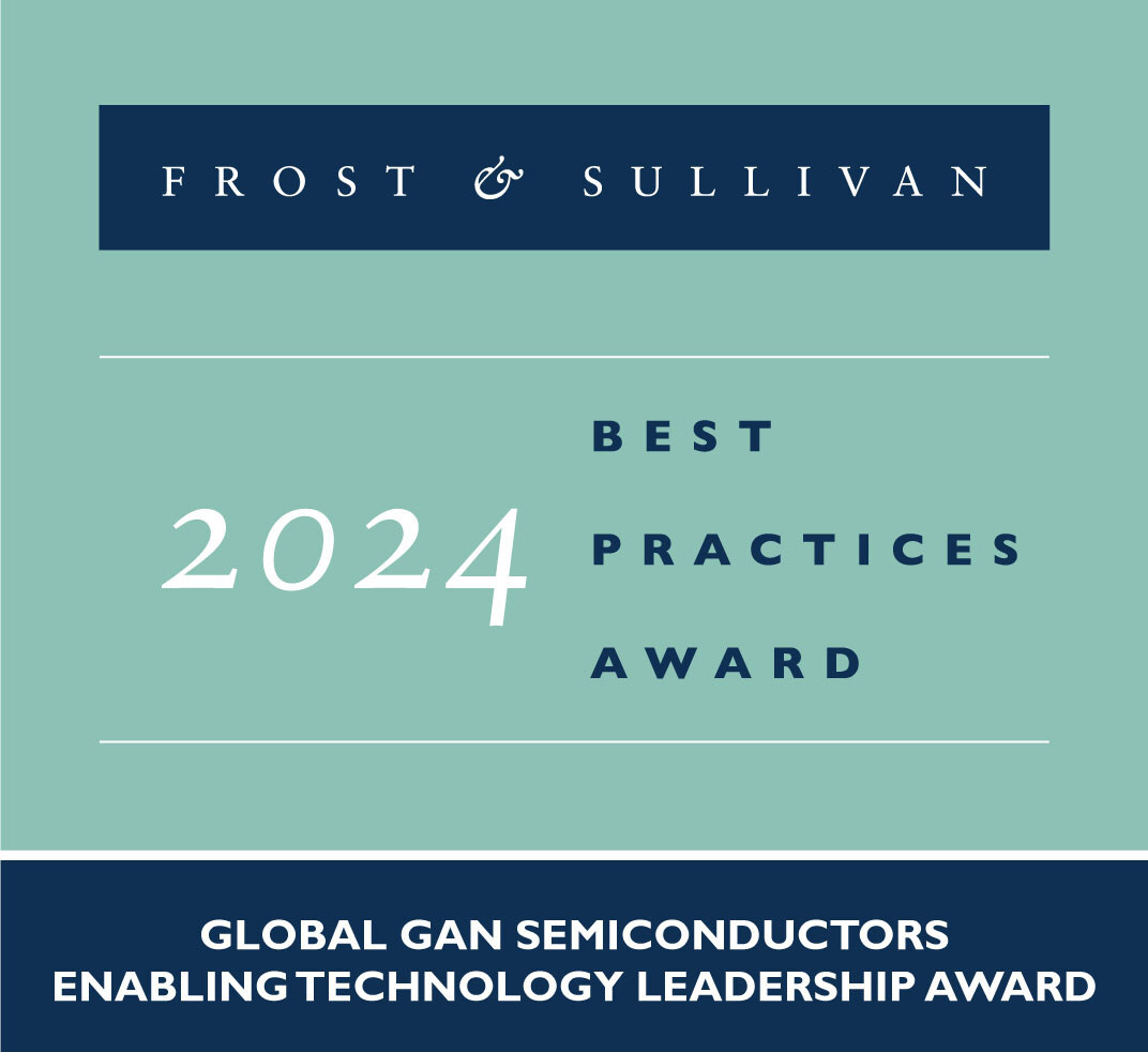 QROMIS Recognized with Frost & Sullivan's 2024 Global Enabling Technology Leadership Award for Addressing Cost and Reliability Challenges in the Gallium Nitride Semiconductors Market