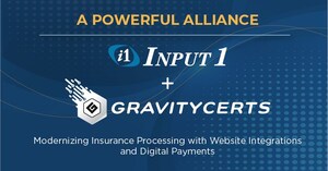 GravityCerts Partners with Input 1 to Enhance Payment Integration for Insurance Sector