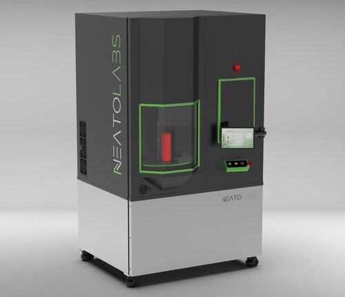 Lumiabox, Neatolabs' proprietary machine designed for automated product personalization