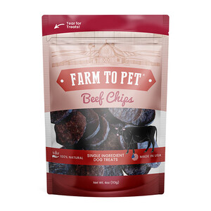 MOOve Over Poultry…Make Way for Farm To Pet's All New, All Natural Farm to Pet Beef Chips