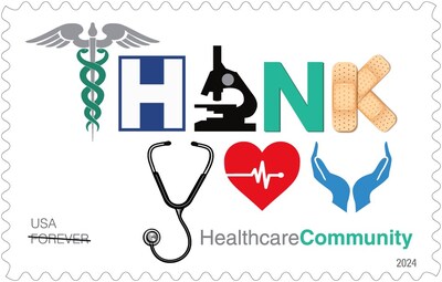 U.S. Postal Service announces new stamp thanking the health care community