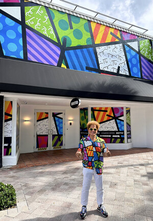 Grand Opening of BRITTO® Store at Las Olas Boulevard: In Less Than One Year World-Renowned Artist Romero Britto Unveils His Fifth Store Opening in South Florida