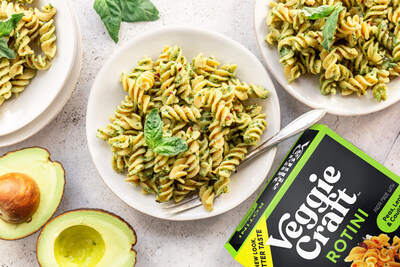 Veggie-based pasta brand, Veggiecraft incorporates new manufacturing process to launch eight revitalized products featuring improved recipes and contemporary packaging