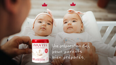 Canada Royal Milk a le plaisir d'annoncer le lancement inaugural de Niuriss, une préparation pour bébés conçue pour offrir aux parents canadiens une source fiable et durable de nutrition de haute qualité pour leurs touts petits. (Groupe CNW/Canada Royal Milk)